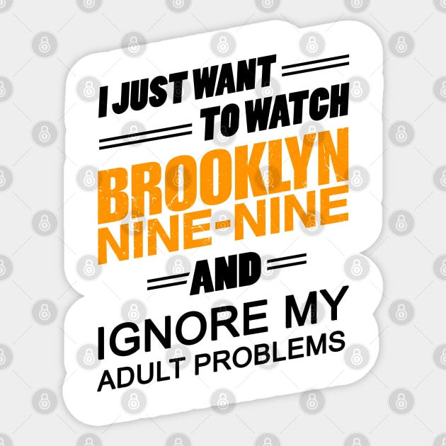 Watch Brooklyn Nine-Nine Sticker by KsuAnn